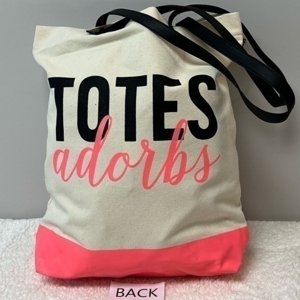 Graphique de France "Totes" Cotton Canvas Tote Bag (NWOT) - Picture 2 of 5